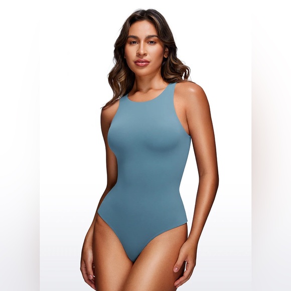 CRZ YOGA Butterluxe High Neck Bodysuit - Picture 1 of 5